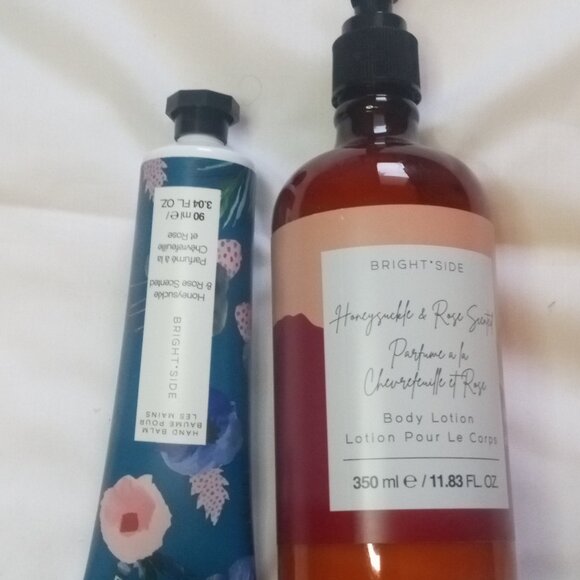 Bright Side Paladone UK Honeysuckle & Rose Scented Body Lotion & Hand Balm NEW - Picture 4 of 8